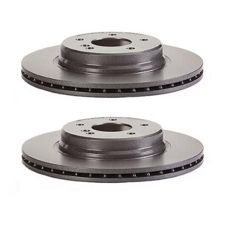 Mercedes Brembo Brakes Kit - Pads and Rotors Rear (300mm) (Low-Met) 210423081264 - Brembo 1535446KIT